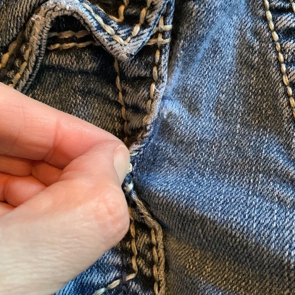 Silver Suki Surplus light wash, w fancy back pockets, sz W27/L32 - Picture 10 of 11